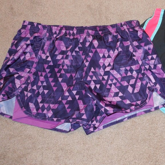 Jockey Shorts Jockey Purple Geo Print Womens Running Shorts M